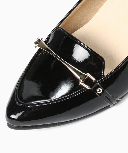 LE TALON(ルタロン)の「3cmポインテッドビットローファー◆(ローファー・レディース・ネイビー/ブラック/シルバー/ベージュ・37.5/37/38/35.5/36/36.5)」の6枚目の写真