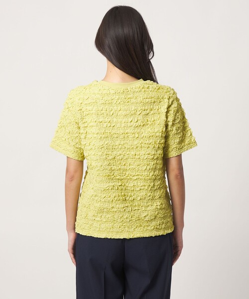 A DAY IN THE LIFE UNITED ARROWS(アデイインザライフユナイテッドアローズ)の「シャーリングボーダー ショートスリーブカットソー<A DAY IN THE LIFE>(Tシャツ/カットソー・レディース・ブラック/イエロー/オフホワイト・FREE)」の14枚目の写真