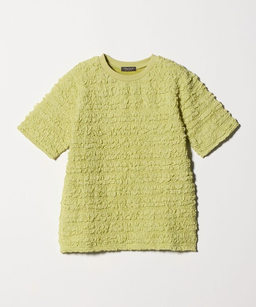 A DAY IN THE LIFE UNITED ARROWS(アデイインザライフユナイテッドアローズ)の「シャーリングボーダー ショートスリーブカットソー<A DAY IN THE LIFE>(Tシャツ/カットソー・レディース・ブラック/イエロー/オフホワイト・FREE)」の15枚目の写真