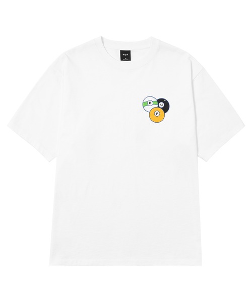 HUF(ハフ)の「RACK EM UP TEE(Tシャツ/カットソー・メンズ・ブラック/ホワイト・L/XL/XXL/M/S)」の4枚目の写真