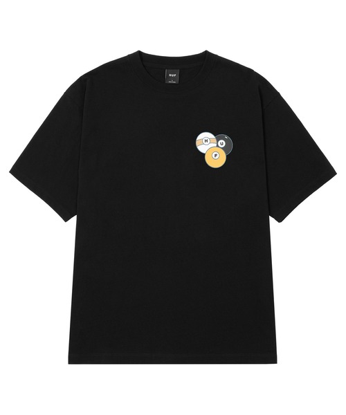 HUF(ハフ)の「RACK EM UP TEE(Tシャツ/カットソー・メンズ・ブラック/ホワイト・L/XL/XXL/M/S)」の8枚目の写真