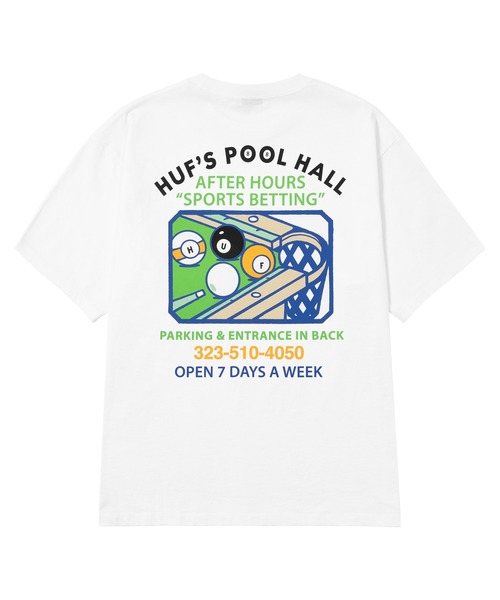 HUF(ハフ)の「RACK EM UP TEE(Tシャツ/カットソー・メンズ・ブラック/ホワイト・L/XL/XXL/M/S)」の3枚目の写真