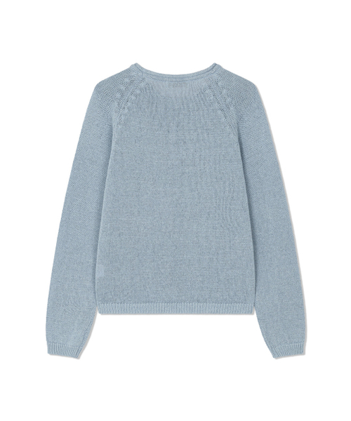 Yuje(ユジェ)の「FURL SUMMER KNIT (3color)(ニット/セーター・レディース・スカイブルー/Off White/ライム・FREE)」の18枚目の写真