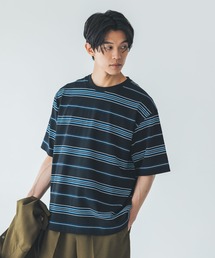GLOBAL WORK | マルチボーダーTシャツ/710515(Tシャツ/カットソー)