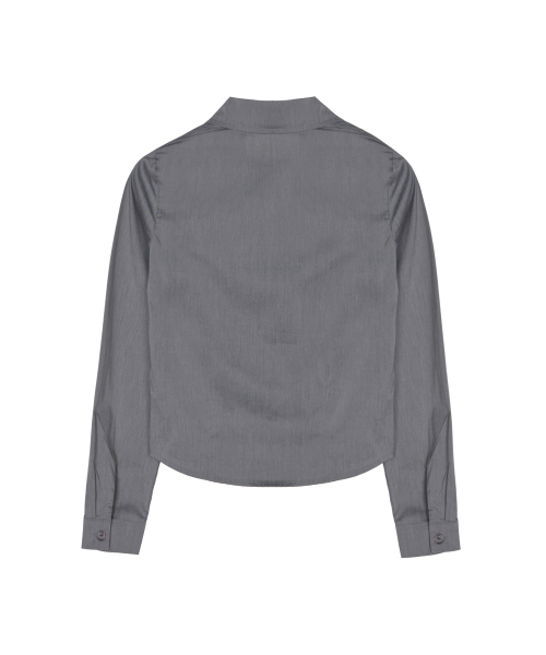 NICK&NICOLE(ニックアンドニコール)の「NICOLE SLIM FIT SHIRT_CHARCOAL(シャツ/ブラウス・レディース・その他・FREE)」の2枚目の写真