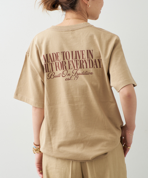 Deuxieme Classe（ドゥーズィエムクラス）の「OPEN AIR CLUB Tシャツ（Tシャツ/カットソー・レディース・タン・FREE）」の16枚目の写真