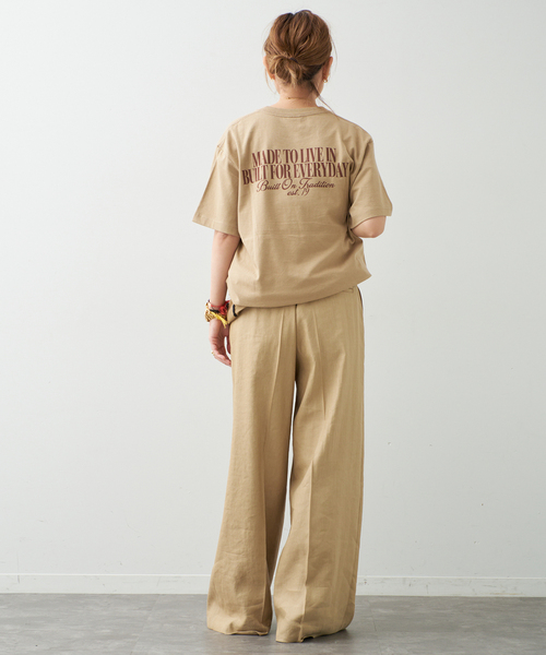 Deuxieme Classe（ドゥーズィエムクラス）の「OPEN AIR CLUB Tシャツ（Tシャツ/カットソー・レディース・タン・FREE）」の19枚目の写真