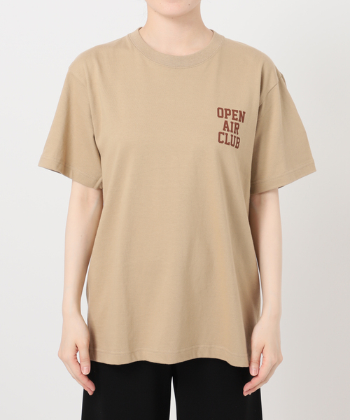 Deuxieme Classe（ドゥーズィエムクラス）の「OPEN AIR CLUB Tシャツ（Tシャツ/カットソー・レディース・タン・FREE）」の2枚目の写真