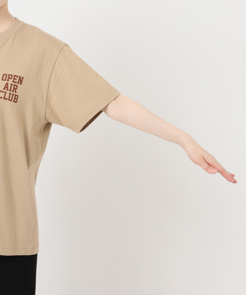 Deuxieme Classe（ドゥーズィエムクラス）の「OPEN AIR CLUB Tシャツ（Tシャツ/カットソー・レディース・タン・FREE）」の6枚目の写真