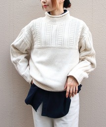 THE SHINZONE | THE SHINZONE/シンゾーン ミックスヤーンモックネックニット MIXED YARN MOCK NECK KNIT 26AMSNI06(ニット/セーター)