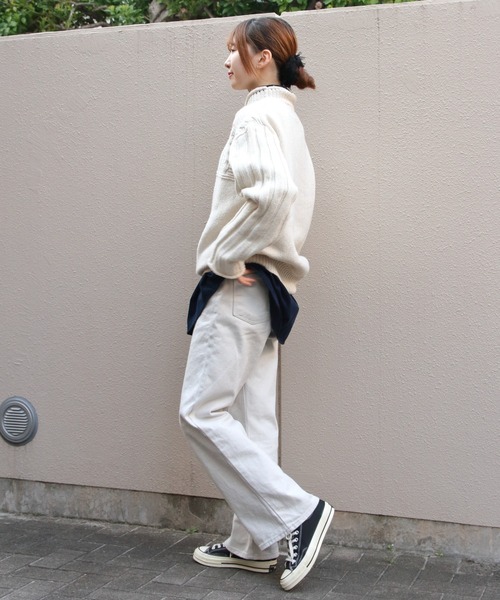 THE SHINZONE(ザ シンゾーン)の「THE SHINZONE/シンゾーン ミックスヤーンモックネックニット MIXED YARN MOCK NECK KNIT 26AMSNI06(ニット/セーター・レディース・ネイビー/ナチュラル・FREE)」の10枚目の写真