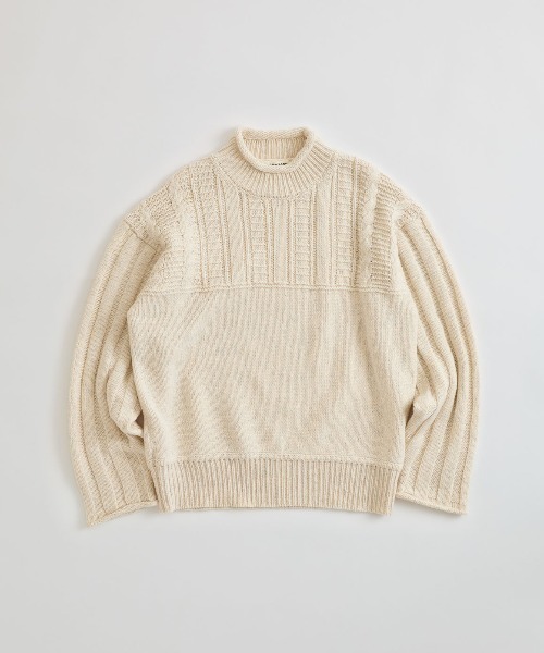 THE SHINZONE(ザ シンゾーン)の「THE SHINZONE/シンゾーン ミックスヤーンモックネックニット MIXED YARN MOCK NECK KNIT 26AMSNI06(ニット/セーター・レディース・ネイビー/ナチュラル・FREE)」の13枚目の写真