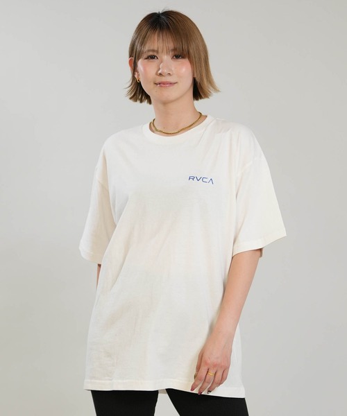 RVCA(ルーカ)の「RVCA/ルーカ 半袖 Tシャツ BG04C212(Tシャツ/カットソー・レディース・クリーム/オレンジ/ホワイト・S/M)」の12枚目の写真