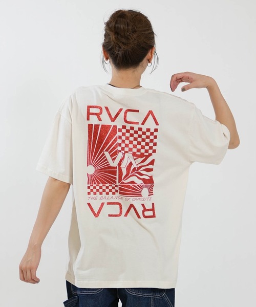 RVCA(ルーカ)の「RVCA/ルーカ 半袖 Tシャツ BG04C212(Tシャツ/カットソー・レディース・クリーム/オレンジ/ホワイト・S/M)」の19枚目の写真