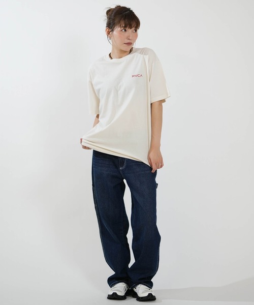 RVCA(ルーカ)の「RVCA/ルーカ 半袖 Tシャツ BG04C212(Tシャツ/カットソー・レディース・クリーム/オレンジ/ホワイト・S/M)」の20枚目の写真