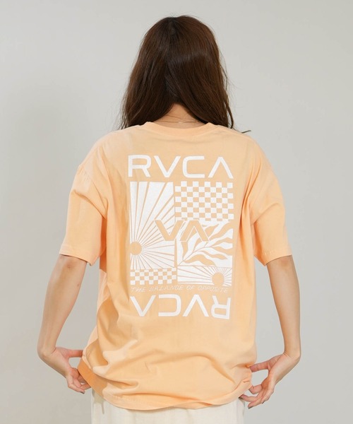 RVCA(ルーカ)の「RVCA/ルーカ 半袖 Tシャツ BG04C212(Tシャツ/カットソー・レディース・クリーム/オレンジ/ホワイト・S/M)」の6枚目の写真