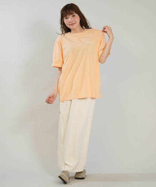 RVCA(ルーカ)の「RVCA/ルーカ 半袖 Tシャツ BG04C212(Tシャツ/カットソー・レディース・クリーム/オレンジ/ホワイト・S/M)」の7枚目の写真
