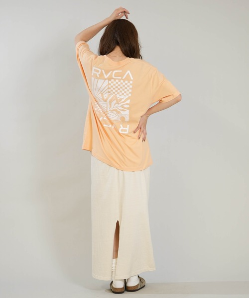 RVCA(ルーカ)の「RVCA/ルーカ 半袖 Tシャツ BG04C212(Tシャツ/カットソー・レディース・クリーム/オレンジ/ホワイト・S/M)」の9枚目の写真