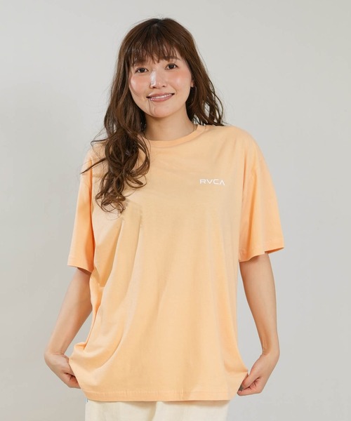 RVCA(ルーカ)の「RVCA/ルーカ 半袖 Tシャツ BG04C212(Tシャツ/カットソー・レディース・クリーム/オレンジ/ホワイト・S/M)」の5枚目の写真