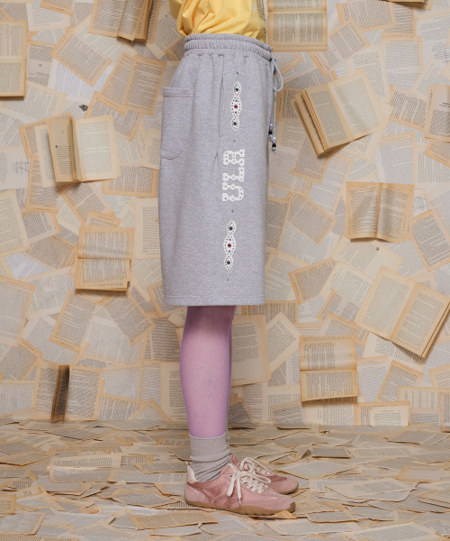 UNALLOYED(アナロイド)の「ジェムストーンスウェットショーツ / グレー(その他パンツ・メンズ・その他・MEDIUM/LARGE)」の3枚目の写真