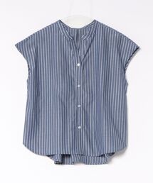 フレンチスリーブスキッパーシャツブラウス