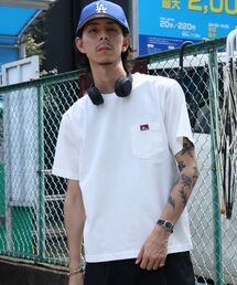【BEN DAVIS（ベンデイビス）】 VNTG POCKET TEE / Tシャツ 半袖 クルーネック 加工 ワンポイント ユニセックス ポケット