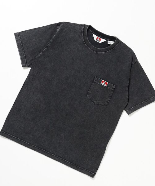 BEN DAVIS（ベンデイビス）の「【BEN DAVIS（ベンデイビス）】 VNTG POCKET TEE / Tシャツ 半袖 クルーネック 加工 ワンポイント ユニセックス ポケット（Tシャツ/カットソー・メンズ・オフホワイト/ネイビー/ブラック/グリーン系その他5/レッド・X-LARGE/SMALL/LARGE/MEDIUM）」の10枚目の写真
