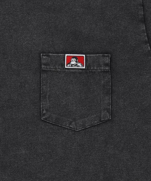 BEN DAVIS（ベンデイビス）の「【BEN DAVIS（ベンデイビス）】 VNTG POCKET TEE / Tシャツ 半袖 クルーネック 加工 ワンポイント ユニセックス ポケット（Tシャツ/カットソー・メンズ・オフホワイト/ネイビー/ブラック/グリーン系その他5/レッド・X-LARGE/SMALL/LARGE/MEDIUM）」の13枚目の写真