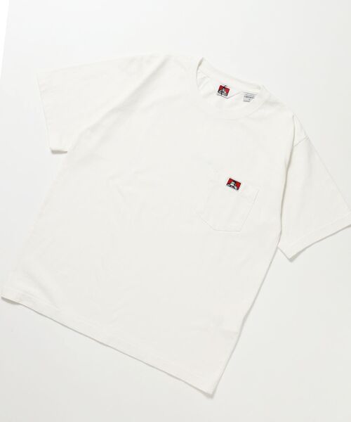 BEN DAVIS（ベンデイビス）の「【BEN DAVIS（ベンデイビス）】 VNTG POCKET TEE / Tシャツ 半袖 クルーネック 加工 ワンポイント ユニセックス ポケット（Tシャツ/カットソー・メンズ・オフホワイト/ネイビー/ブラック/グリーン系その他5/レッド・X-LARGE/SMALL/LARGE/MEDIUM）」の18枚目の写真
