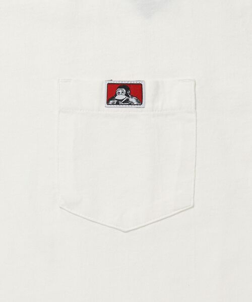 BEN DAVIS（ベンデイビス）の「【BEN DAVIS（ベンデイビス）】 VNTG POCKET TEE / Tシャツ 半袖 クルーネック 加工 ワンポイント ユニセックス ポケット（Tシャツ/カットソー・メンズ・オフホワイト/ネイビー/ブラック/グリーン系その他5/レッド・X-LARGE/SMALL/LARGE/MEDIUM）」の21枚目の写真
