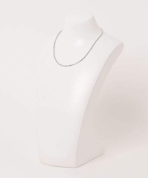 anuke（アンヌーク）の「anuke Cube Beads Necklace（ネックレス・レディース・シルバー・FREE）」の7枚目の写真