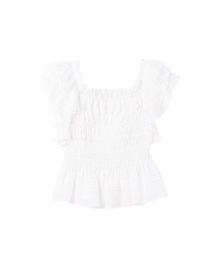 Tulle Sleeve Knit Top（ニット/セーター）｜Her lip to（ハーリップ