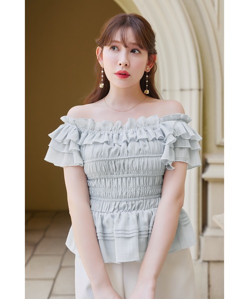 トップス herlipto La Plage Peplum Top La Plage Peplum Top（その他トップス）｜Her lip to（ハーリップ
