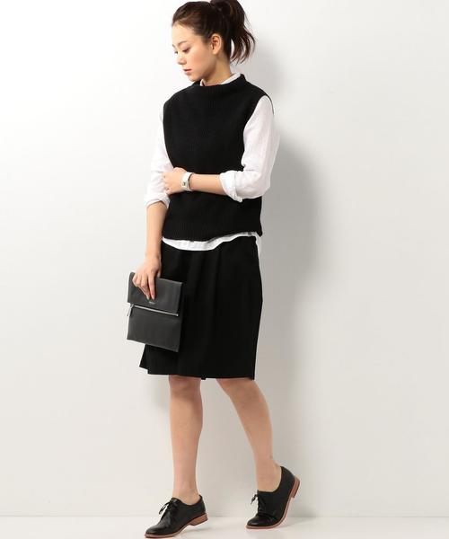 coen（コーエン）の「チノショートガウチョパンツ（その他パンツ・レディース・ブラック/オリーブ・MEDIUM/LARGE）」の8枚目の写真