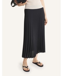 MIDI PLEATED SKIRT