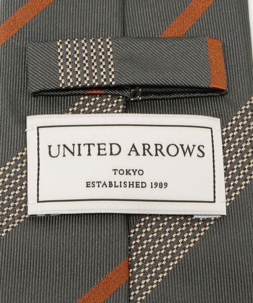 UNITED ARROWS（ユナイテッドアローズ）の「マルチストライプ ネクタイ（ネクタイ・メンズ・ネイビー/グレー系・FREE）」の5枚目の写真