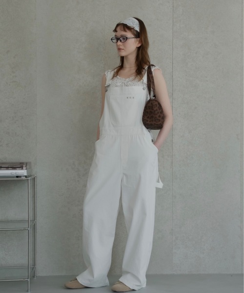 JUMELLE(ジュメロ)の「スタッズサロペット(サロペット/オーバーオール・レディース・アイボリー・SMALL/MEDIUM)」の5枚目の写真