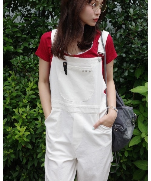 JUMELLE(ジュメロ)の「スタッズサロペット(サロペット/オーバーオール・レディース・アイボリー・SMALL/MEDIUM)」の19枚目の写真