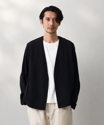 【SILKα/シルクアルファ】SILK α Pleats Summer Cardigan