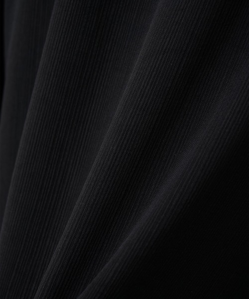 THE TOKYO(ザトウキョウ)の「【SILKα/シルクアルファ】SILK α Pleats Summer Cardigan(カーディガン/ボレロ・メンズ・ブラック・48/46)」の10枚目の写真
