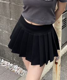 インパン付プリーツミニスカート