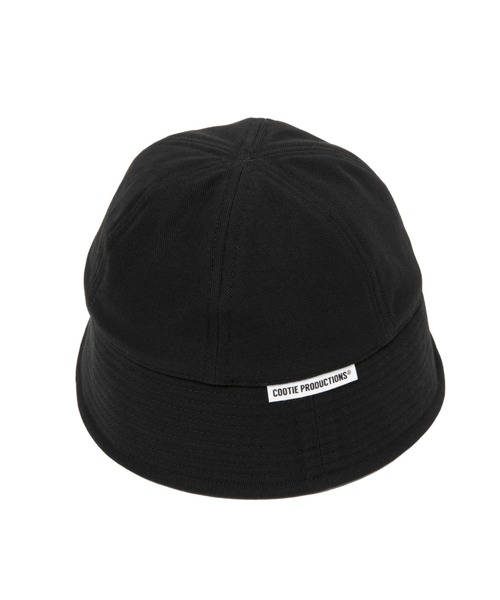 COOTIE PRODUCTIONS（クーティープロダクションズ）の「Cotton Serge Sailor Hat（ハット・メンズ・ブラック/オフホワイト・FREE）」の6枚目の写真