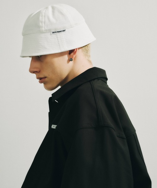 COOTIE PRODUCTIONS（クーティープロダクションズ）の「Cotton Serge Sailor Hat（ハット・メンズ・ブラック/オフホワイト・FREE）」の3枚目の写真