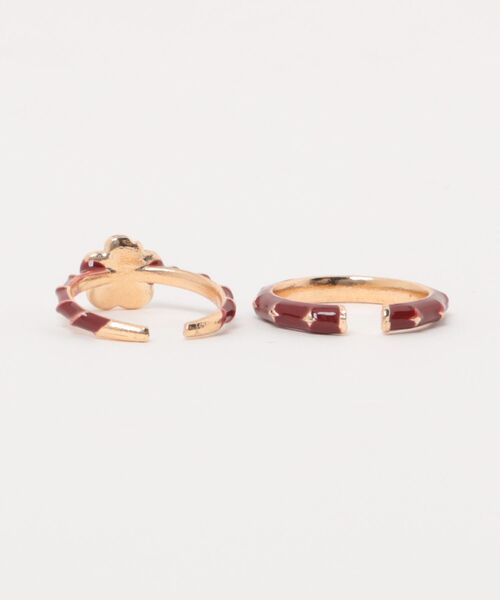 tone(トーン)の「【88eighty-eight】アンティークフラワーレッドリング2点セット【import】(MA)(リング・レディース・レッド・FREE)」の8枚目の写真
