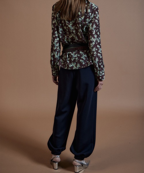 MAISON SPECIAL(メゾンスペシャル)の「Lace-Up Jogger Pants/レースアップジョガーパンツ(その他パンツ・レディース・ネイビー/ピンク/グレー/オフホワイト・38/36)」の12枚目の写真