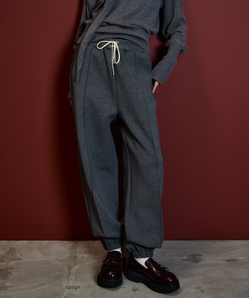 MAISON SPECIAL(メゾンスペシャル)の「Lace-Up Jogger Pants/レースアップジョガーパンツ(その他パンツ・レディース・ネイビー/ピンク/グレー/オフホワイト・38/36)」の20枚目の写真