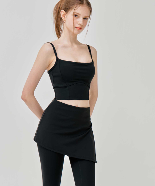 VIKINI VENDER(ビキニベンダー)の「シンプルラインアシンメトリースリットカバーアップスカート - ブラック(スカート・レディース・その他・SMALL/MEDIUM)」の4枚目の写真