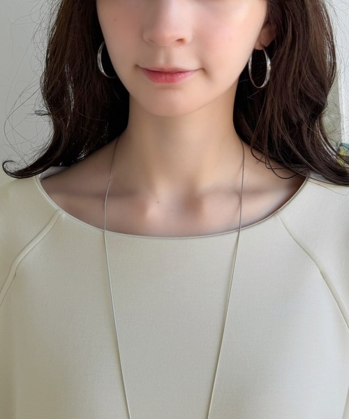 classicalelf(クラシカルエルフ)の「『もっちり&ハリ感』の立体マジック♪ダンボールラグラン切替ボートネックプルオーバー(長袖)(Tシャツ/カットソー・レディース・モカ/グレイッシュベージュ/ブラック・LARGE/X-LARGE/SMALL/MEDIUM)」の9枚目の写真