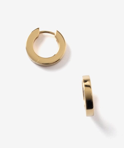 TOM WOOD(トムウッド)の「【TOM WOOD / トムウッド】Beck Hoops Gold / ベック フープ ピアス ゴールド(ピアス(両耳用)・レディース・ゴールド・FREE)」の2枚目の写真