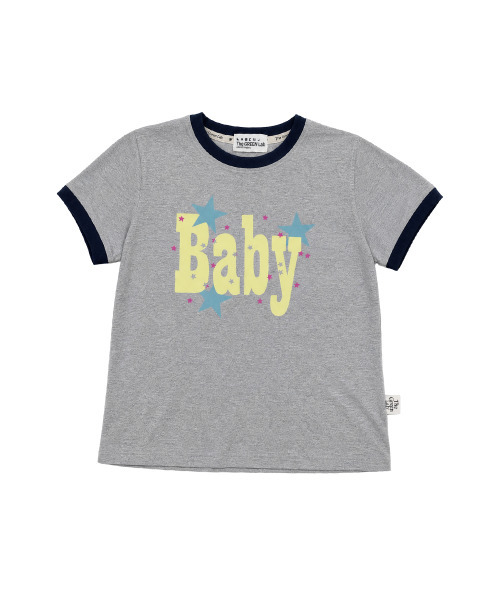 THE GREEN LAB（ザグリーンラボ）の「BABY リンガー半袖Tシャツ [メランジグレー]（Tシャツ/カットソー・レディース・その他・FREE）」の9枚目の写真